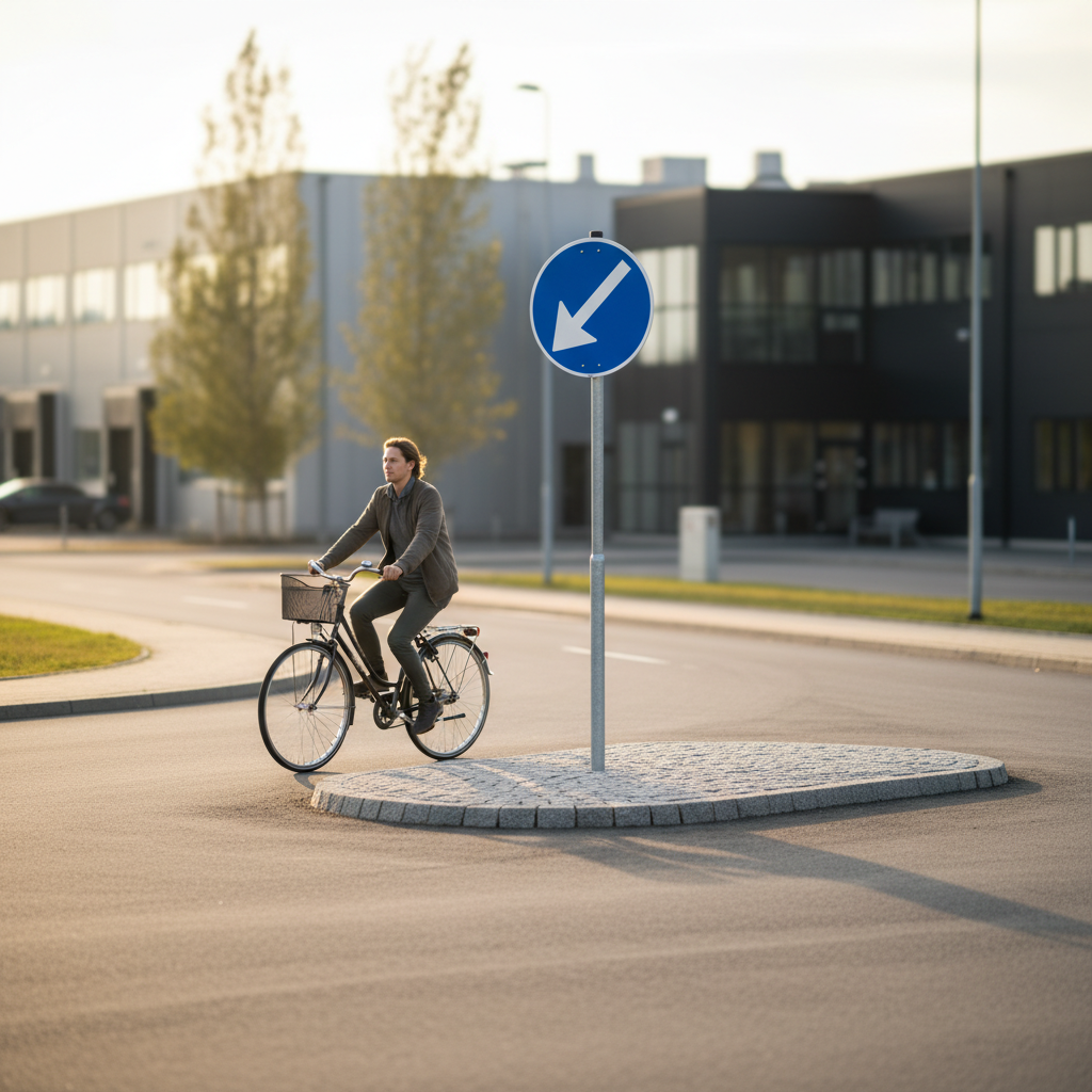 D15.2 Retnings pil skilt - Billede 4