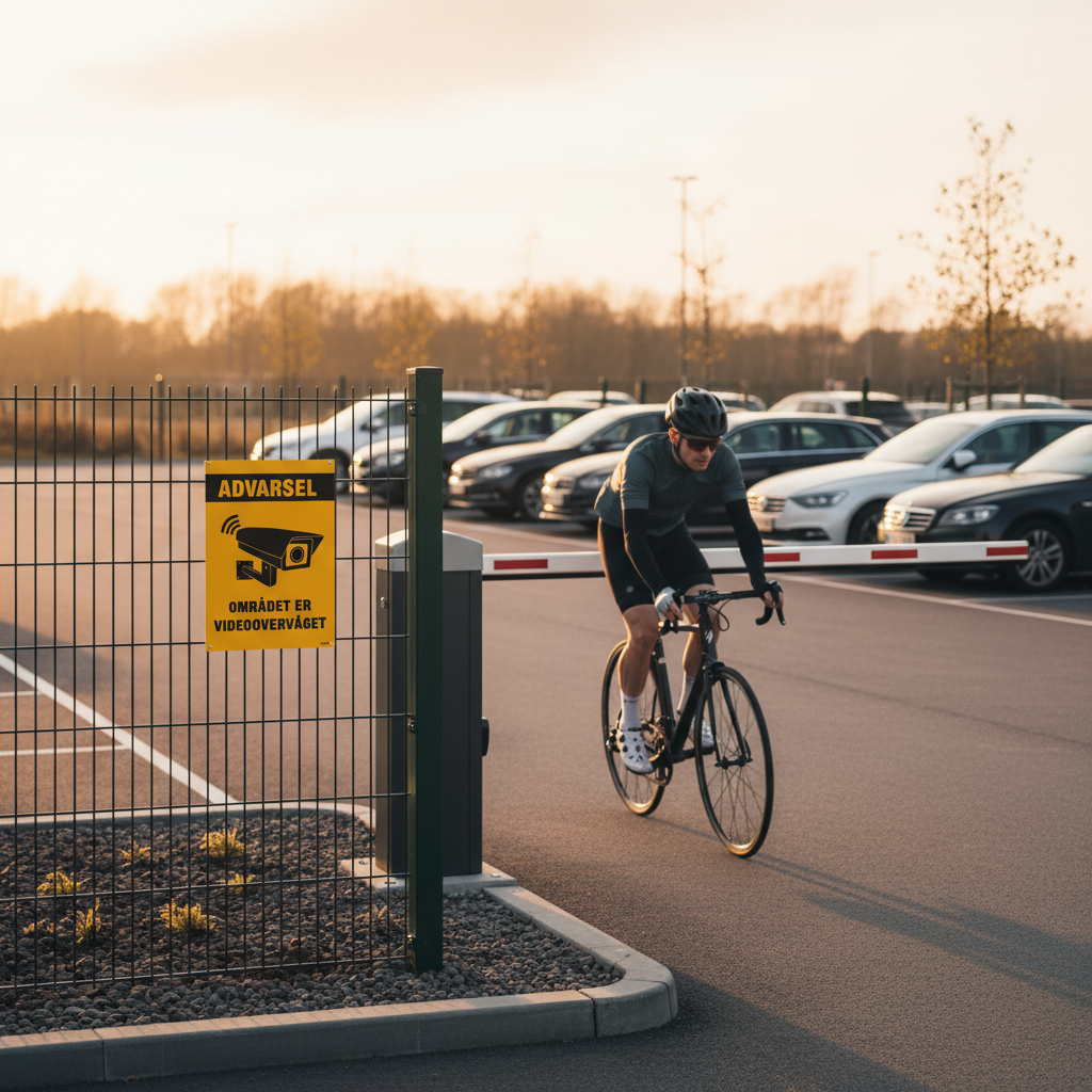 Advarsel! Området er videoovervåget skilt - Billede 4