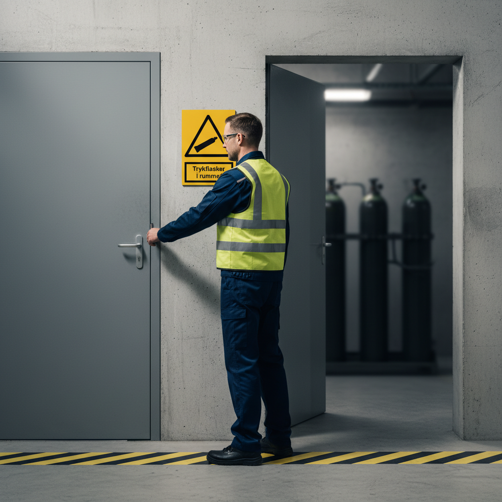 Trykflasker i rummet skilt - Billede 4