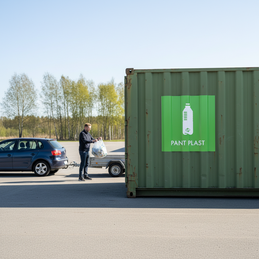 Pant plast skilt - Dansk Affaldssortering - Billede 3