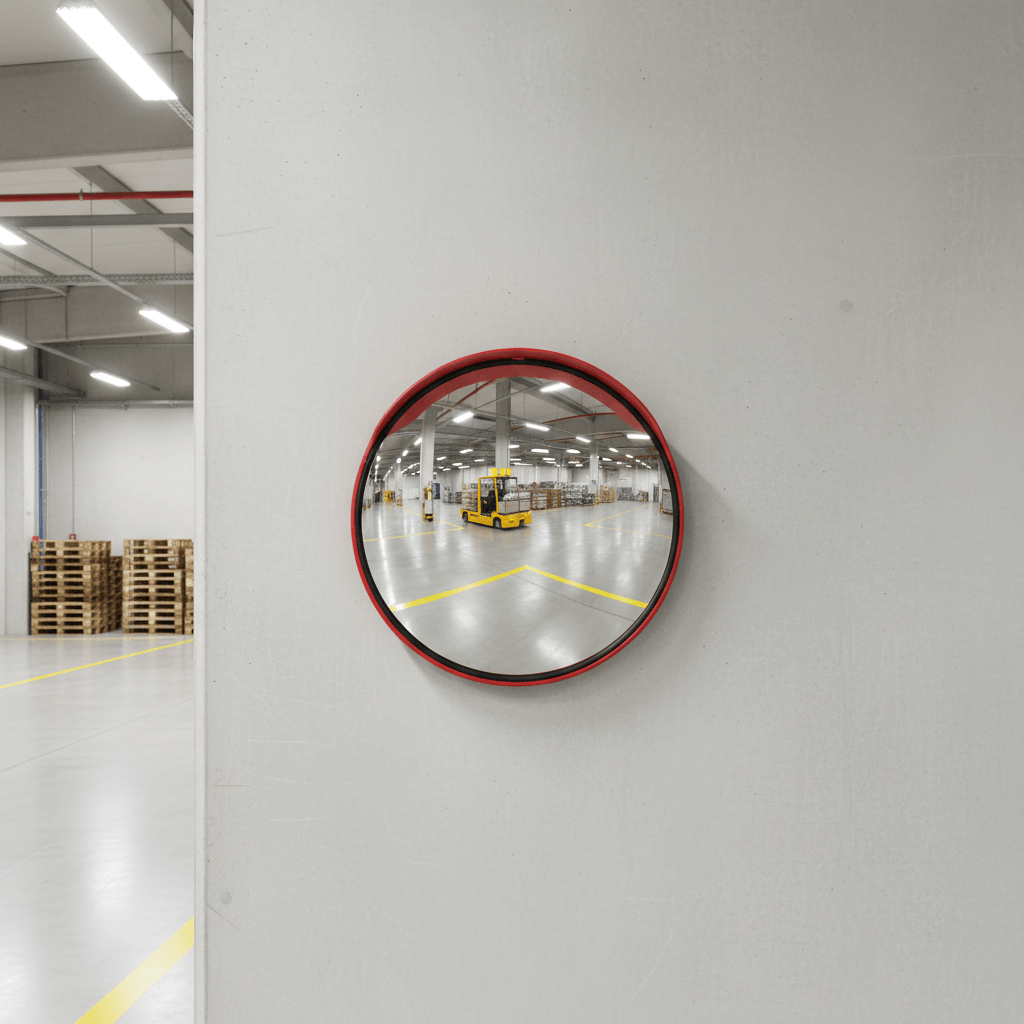 Trafikspejl Ø60 cm m/skygge - Billede 5