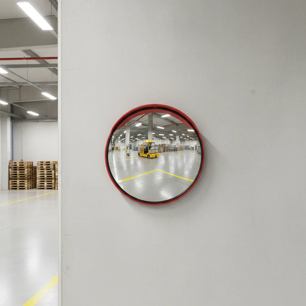 Trafikspejl Ø60 cm m/skygge - Billede 5