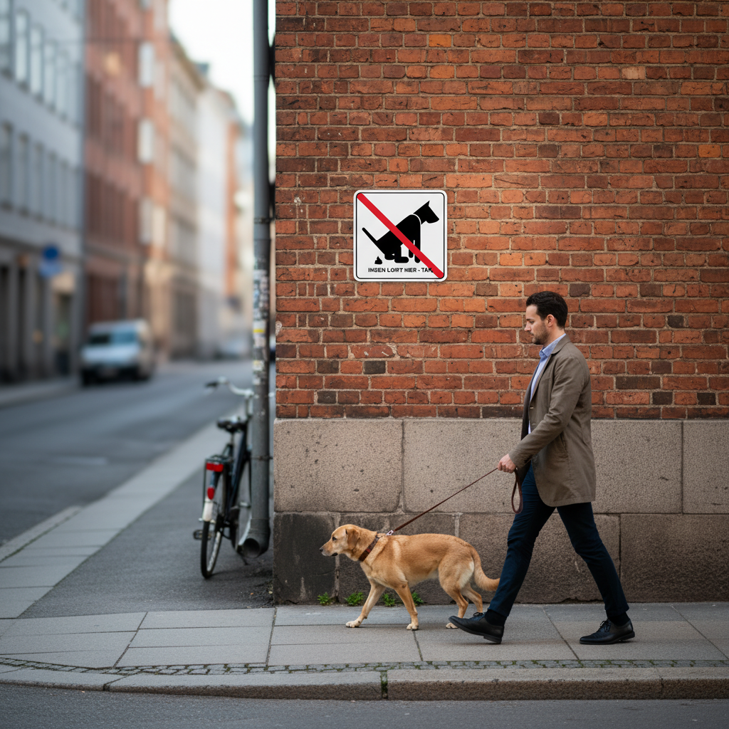 Ingen lort her - Tak skilt - Billede 2