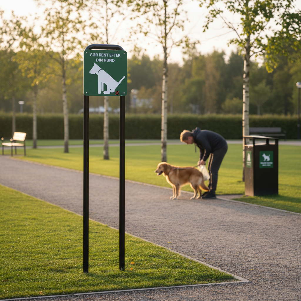 Gør rent efter din hund skilt - Billede 5