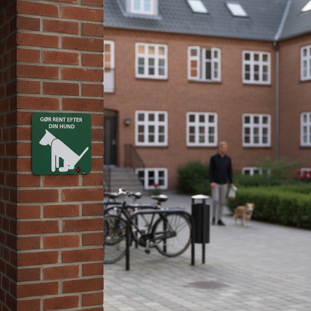 Gør rent efter din hund skilt - Billede 3