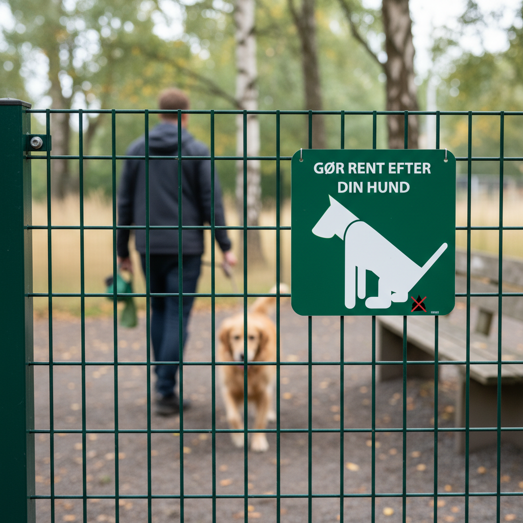 Gør rent efter din hund skilt - Billede 4