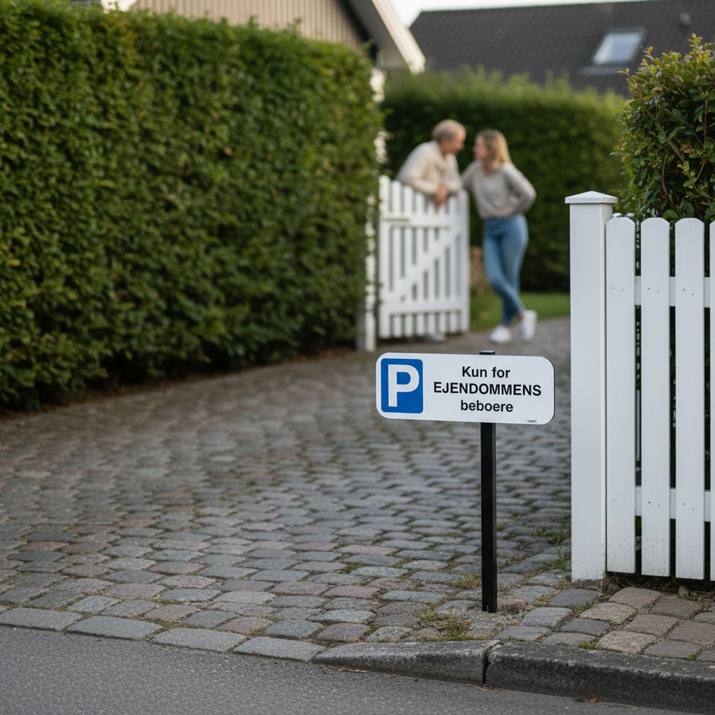 P skilt - Reserveret til nummerplade nr. - Billede 4