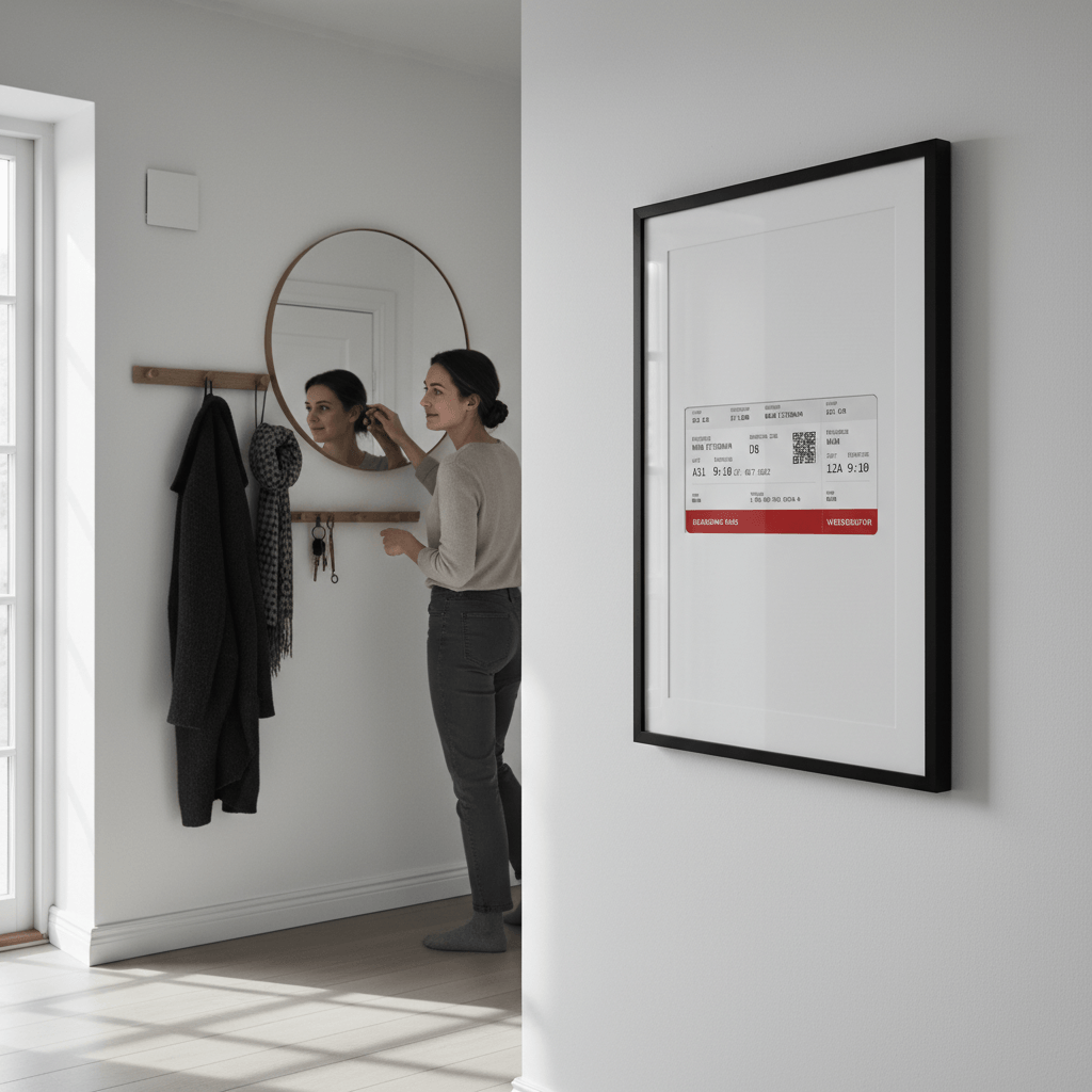 Rejsegavekort rejsecheck fly boarding pass - Billede 3