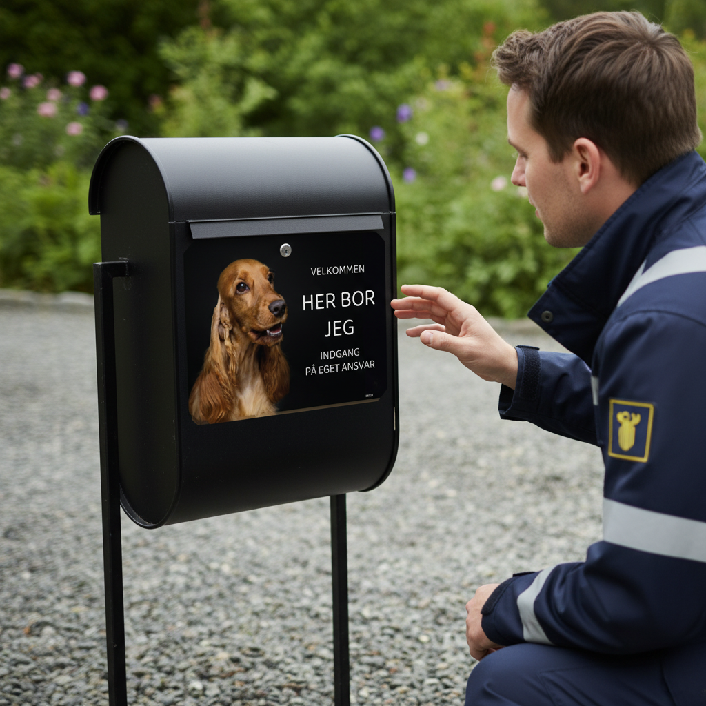 Her bor jeg skilt hund Cocker spaniel - Billede 2