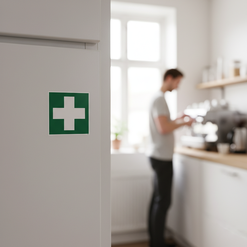 Førstehjælp skilt E003 ISO skilt - Billede 5