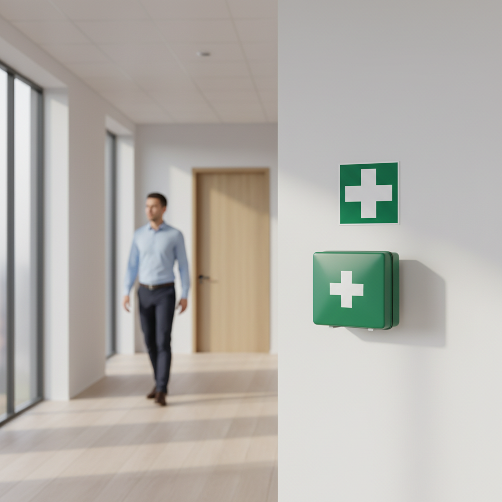 Førstehjælp skilt E003 ISO skilt - Billede 4