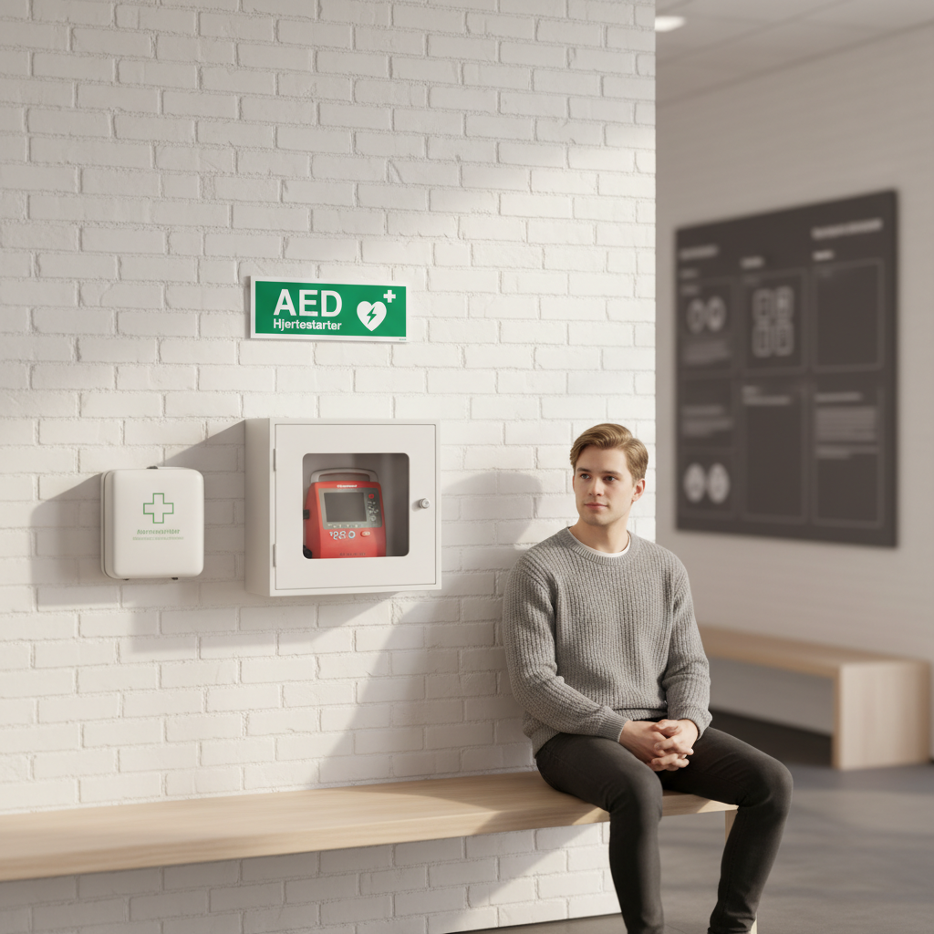 AED hjertestarter skilte. - Billede 2