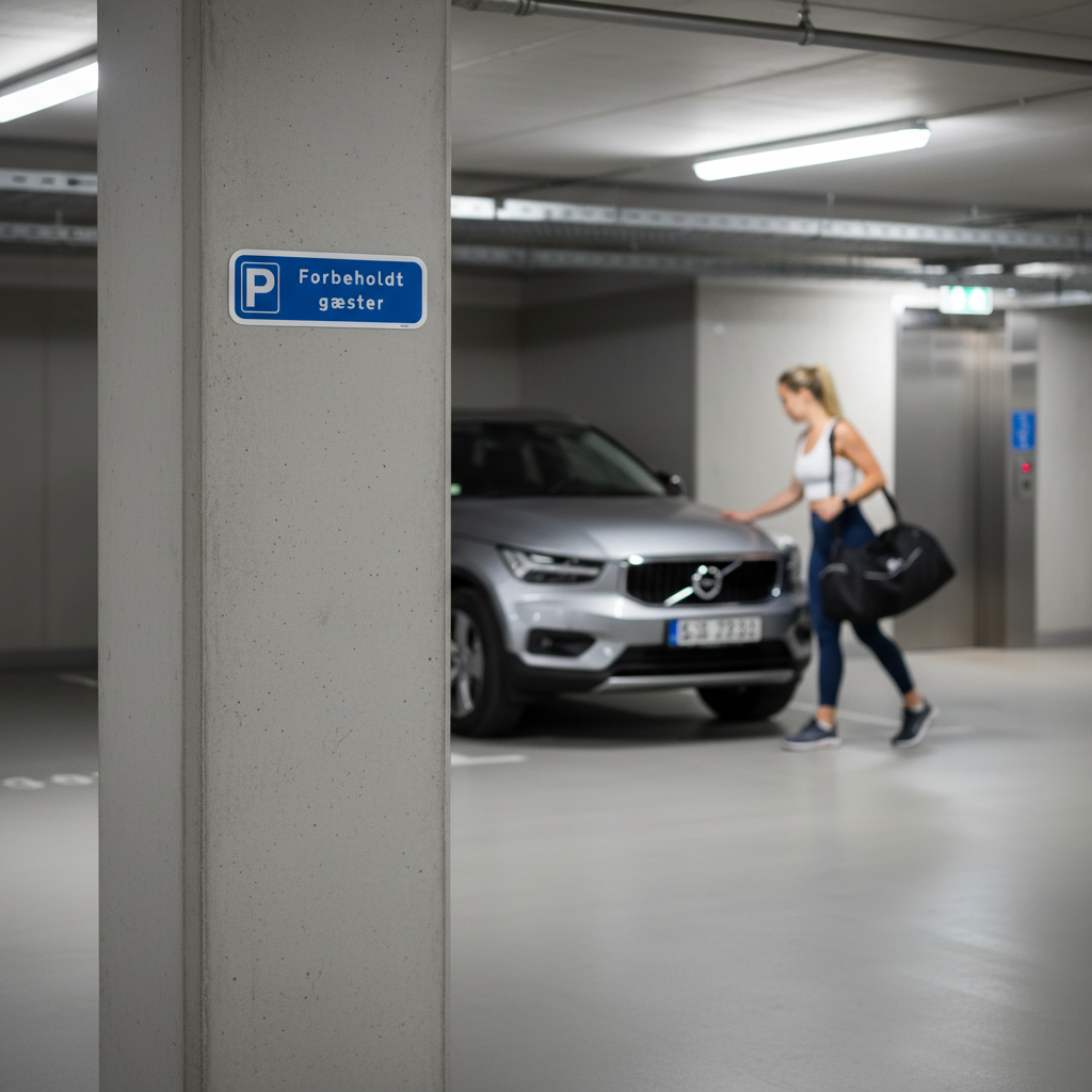 Forbeholdt Gæster skilt - Billede 5