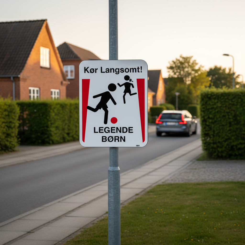 Pas på legende børn skilt - Billede 5