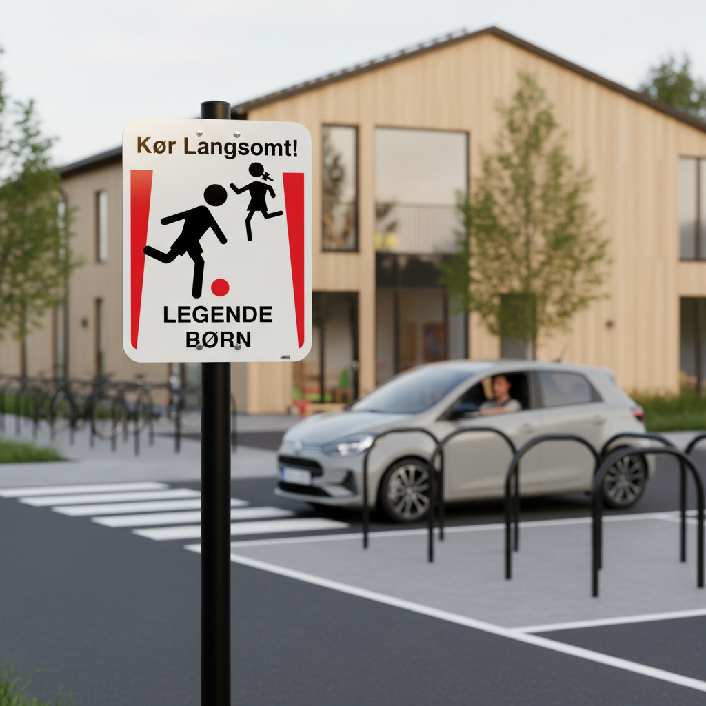 Pas på legende børn skilt - Billede 2