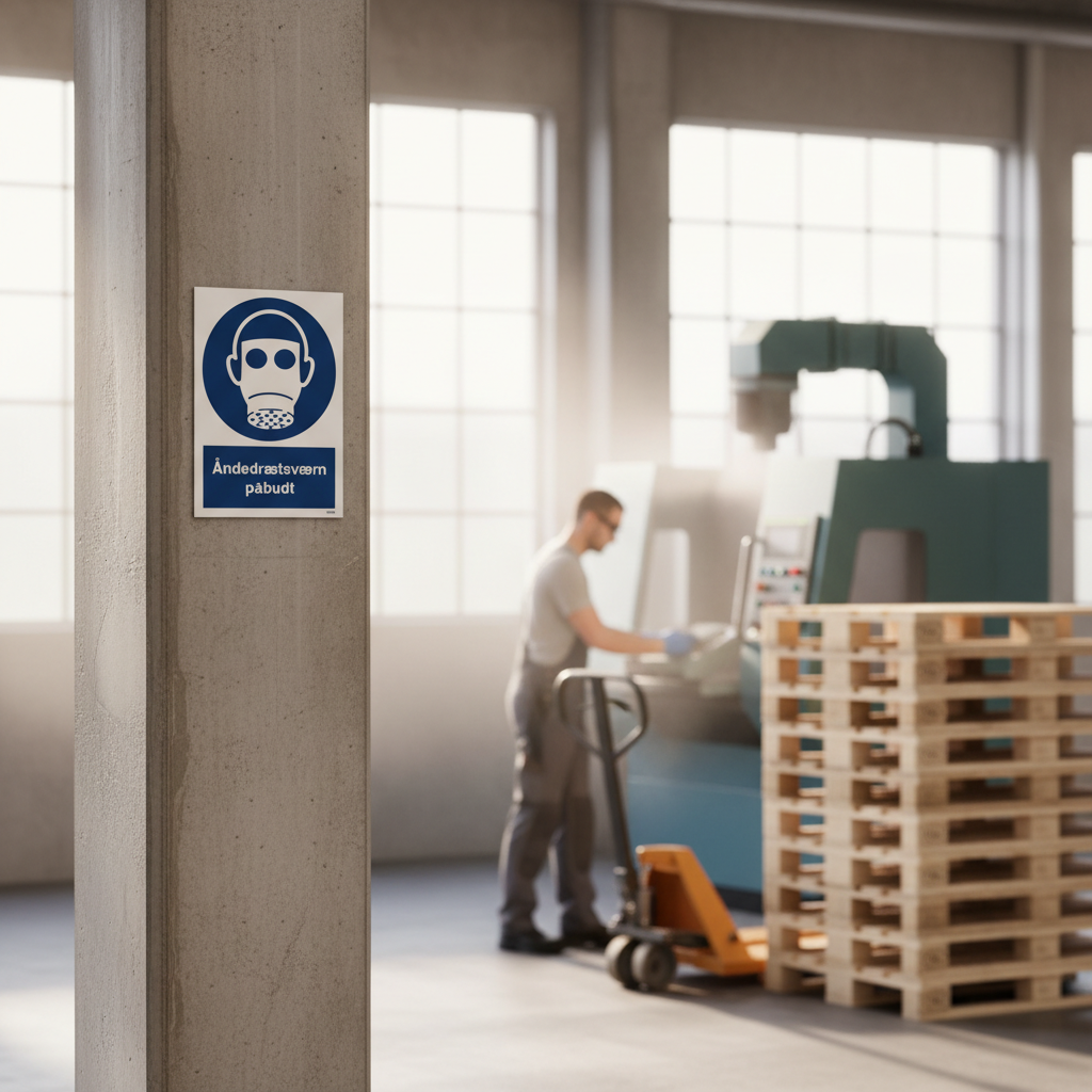 Åndedrætsværn skilt - Billede 3