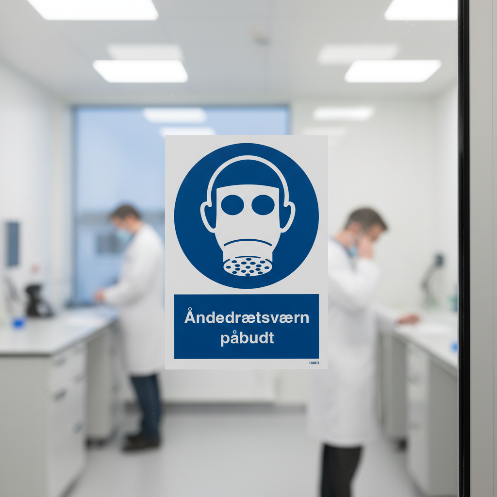 Åndedrætsværn skilt - Billede 4