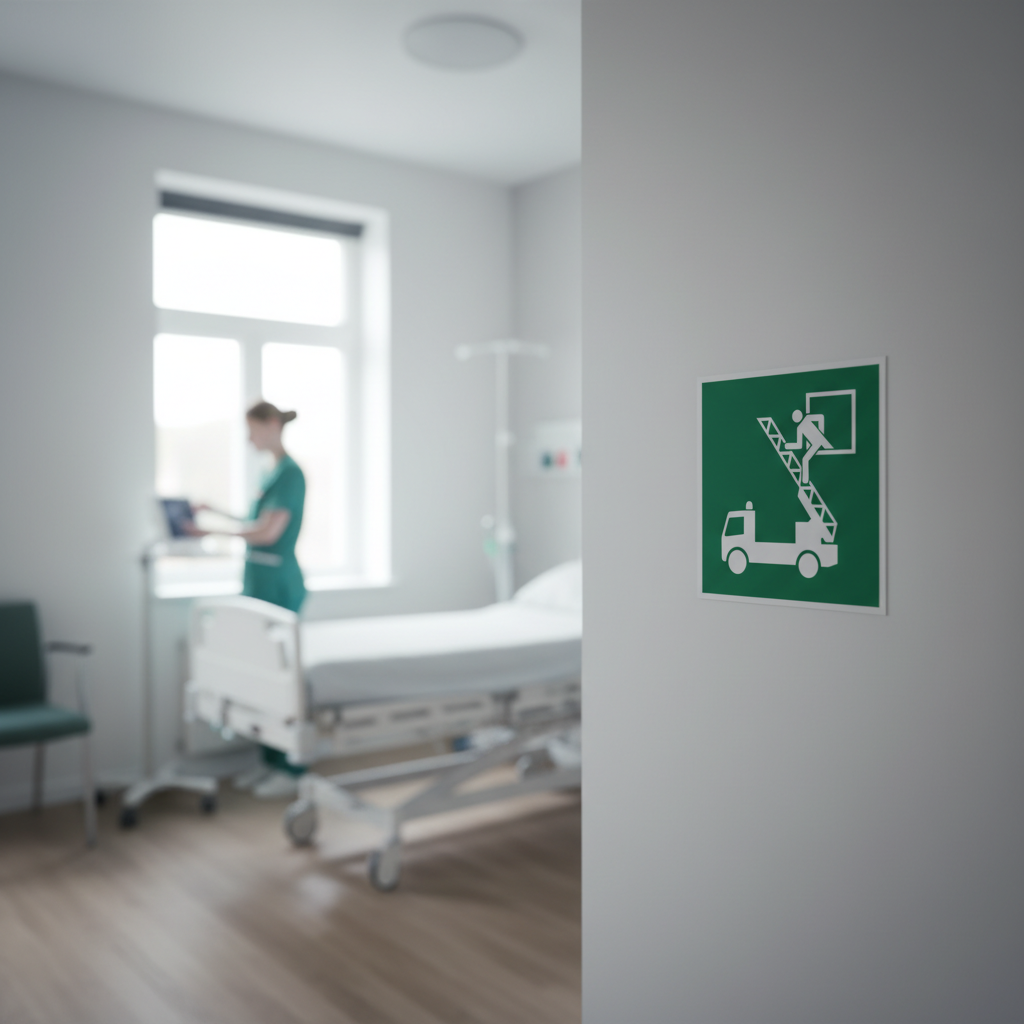 Redningsåbning skilt ISO E017 - Billede 2