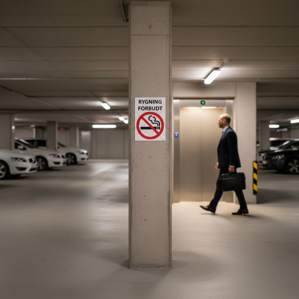 Rygning forbudt skilt - Billede 2