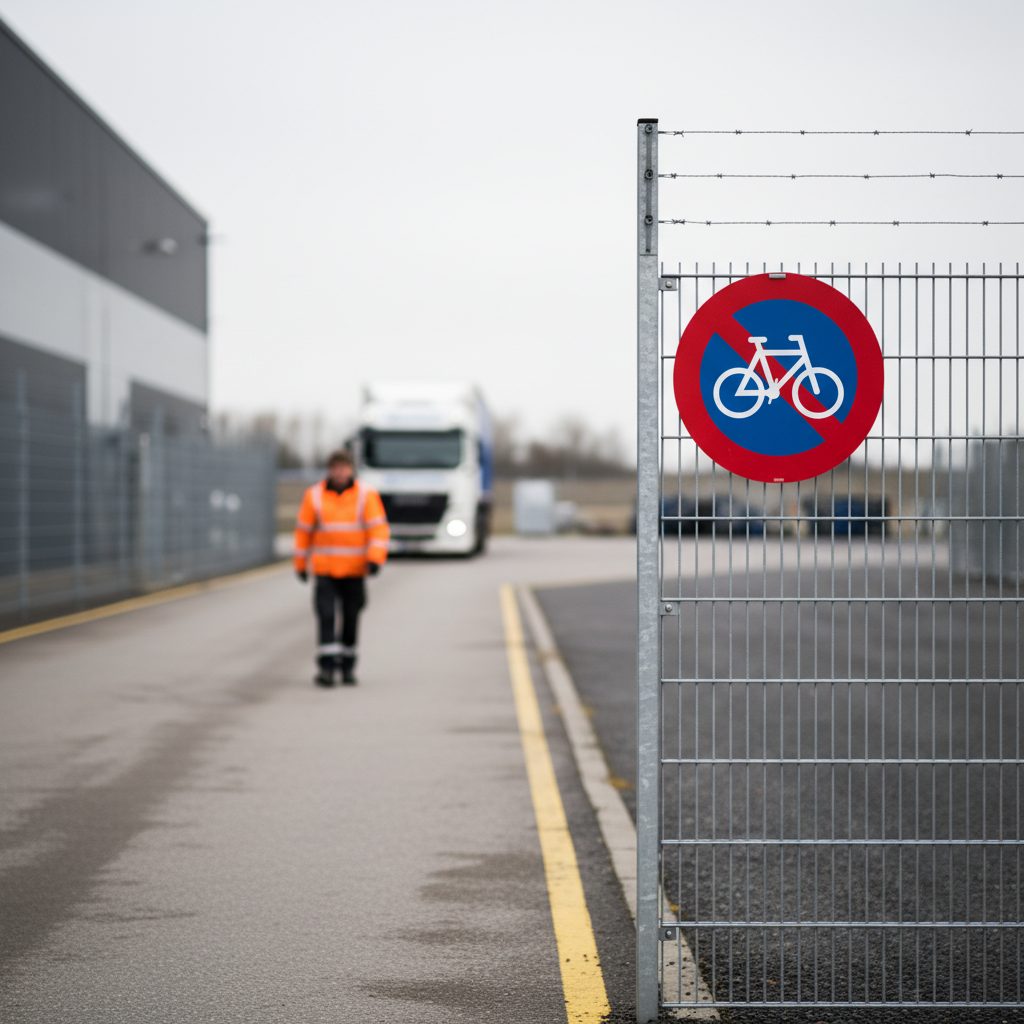 Cykelparkering forbudt skilt - Billede 4