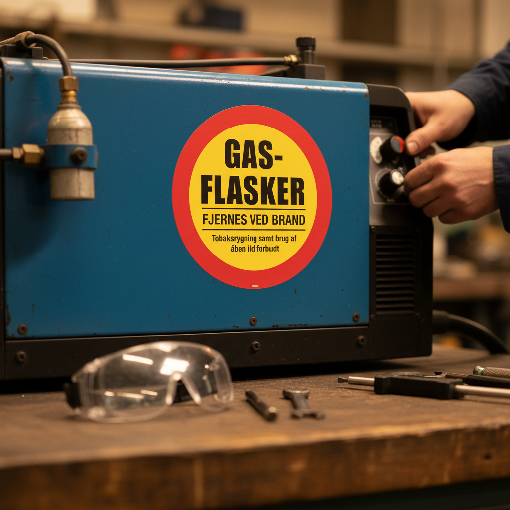 Gasflasker fjernes ved brand skilt - Billede 4