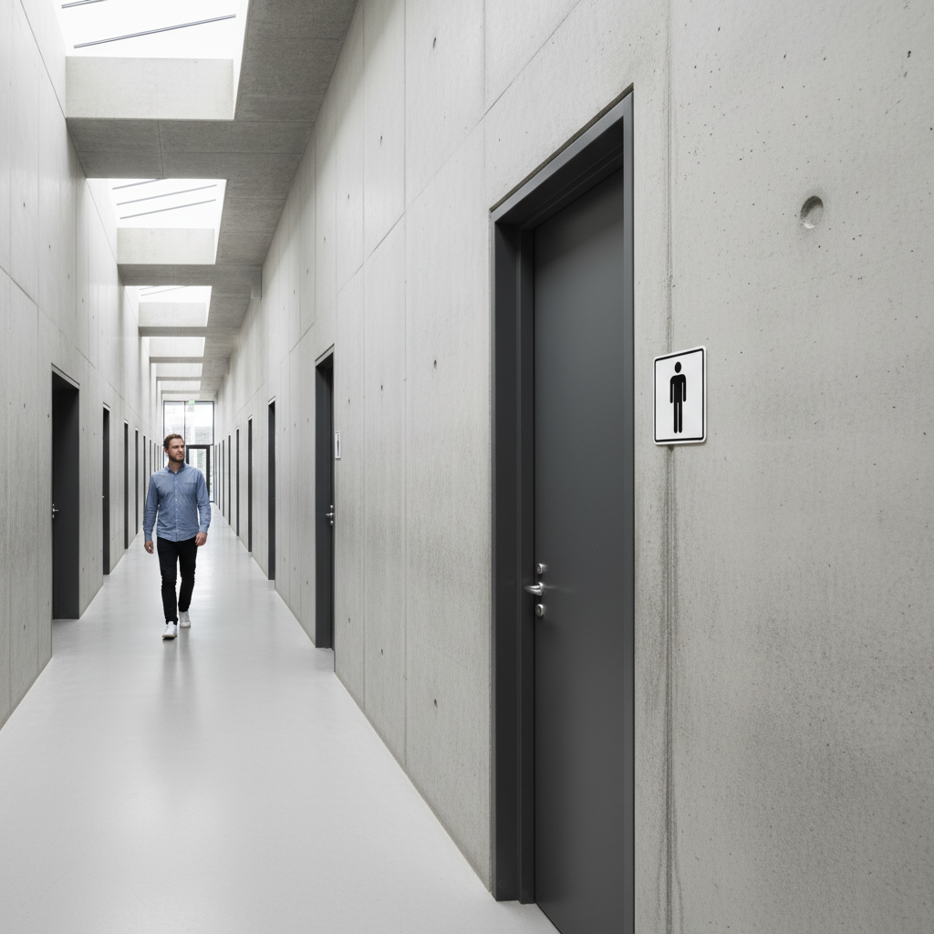 Toilet Herre skilt - Billede 4