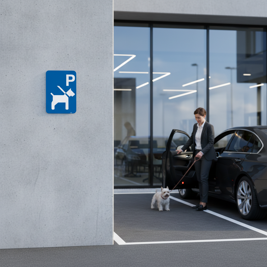 Parkerings skilt: P hund skilt - Billede 5