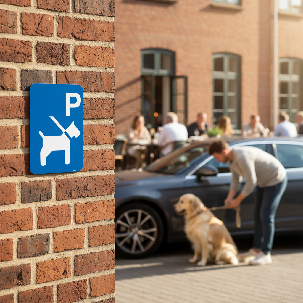 Parkerings skilt: P hund skilt - Billede 4