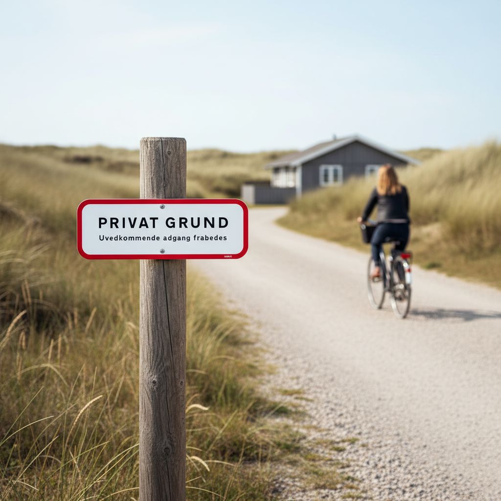 Privat Grund uvedkommende adgang frabedes skilt - Billede 4