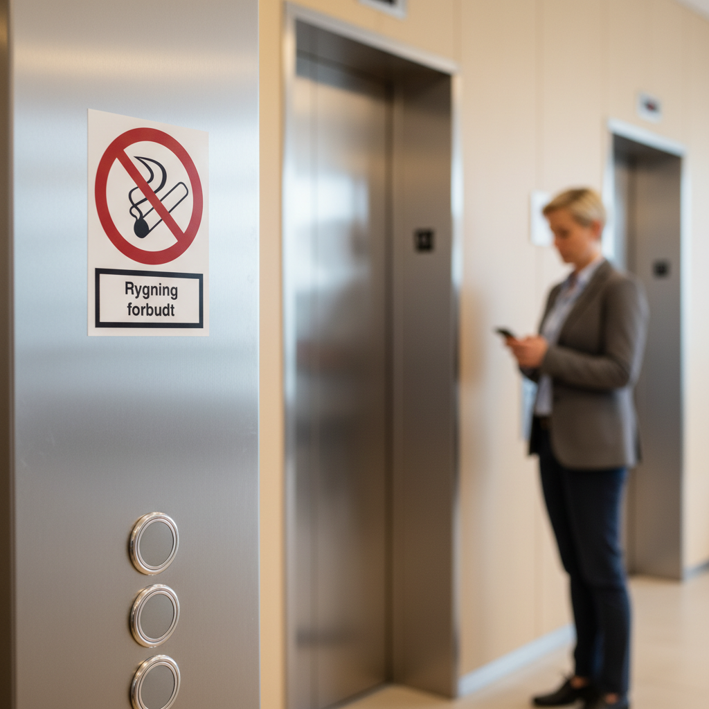 Rygning forbudt skilt - Billede 3