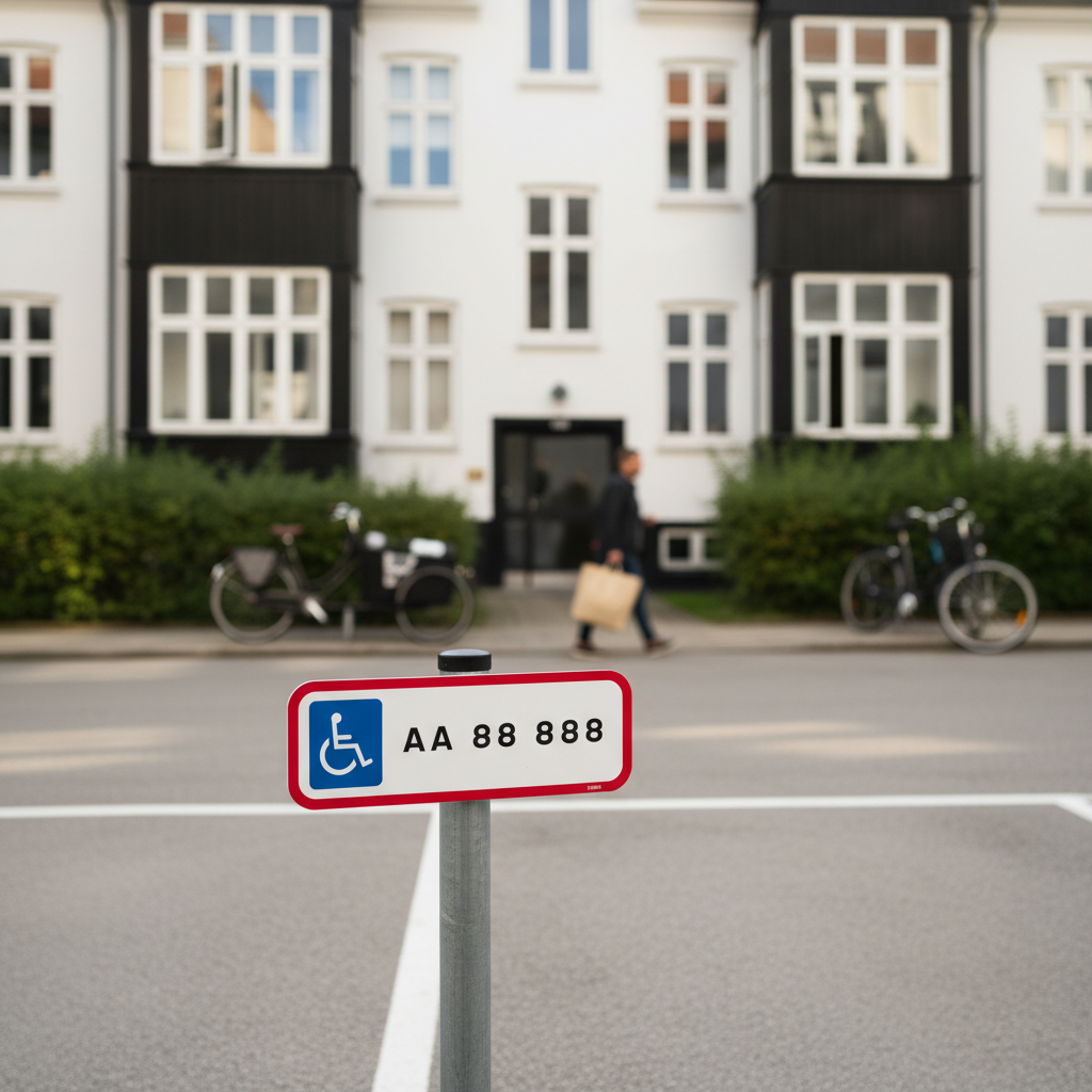 Handicap P xxxxxxx. P skilt - Billede 4