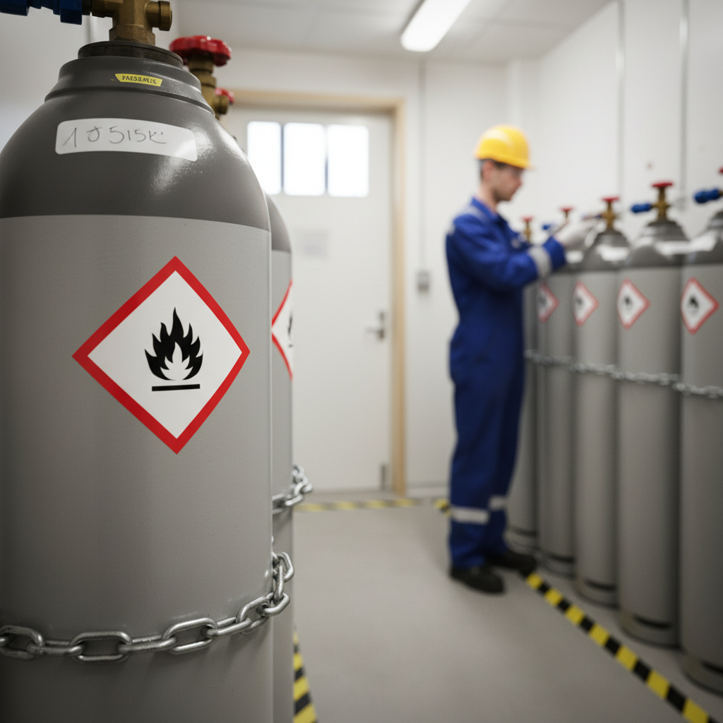 GHS02 Yderst Brandfarlig - Brandfarlige gasser (Flammable) skilt - Billede 5