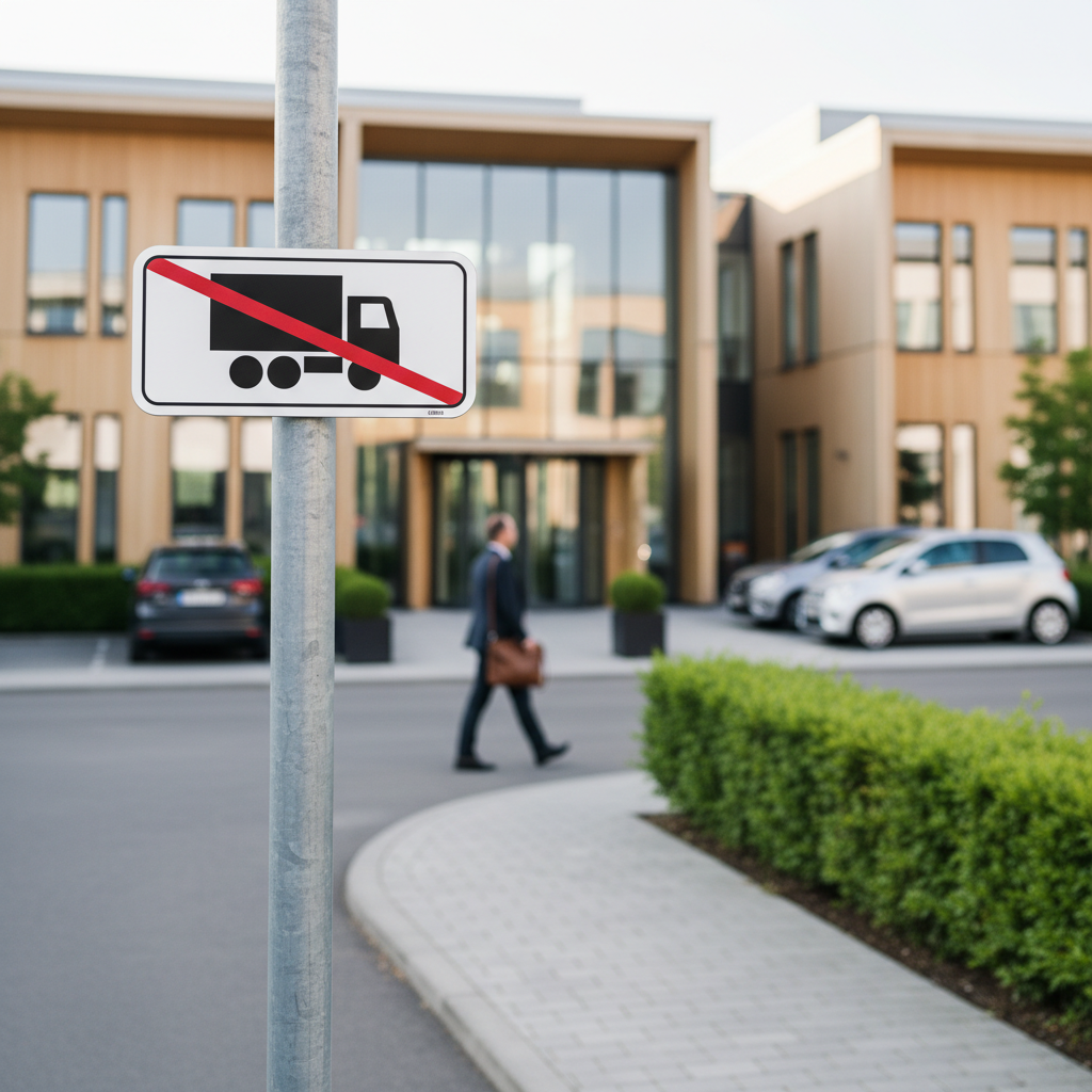 Lastbil forbudt skilt - Billede 2