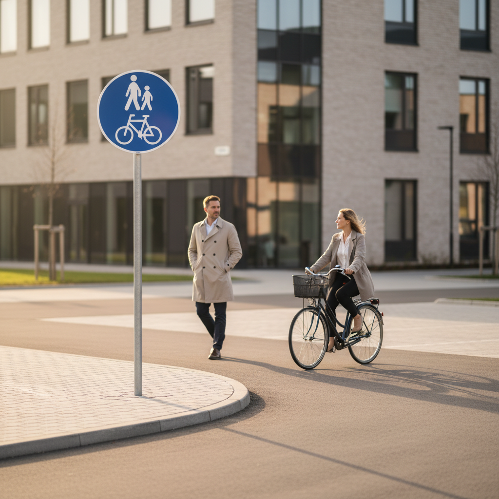 Fælles cykel gangsti skilt - Billede 5