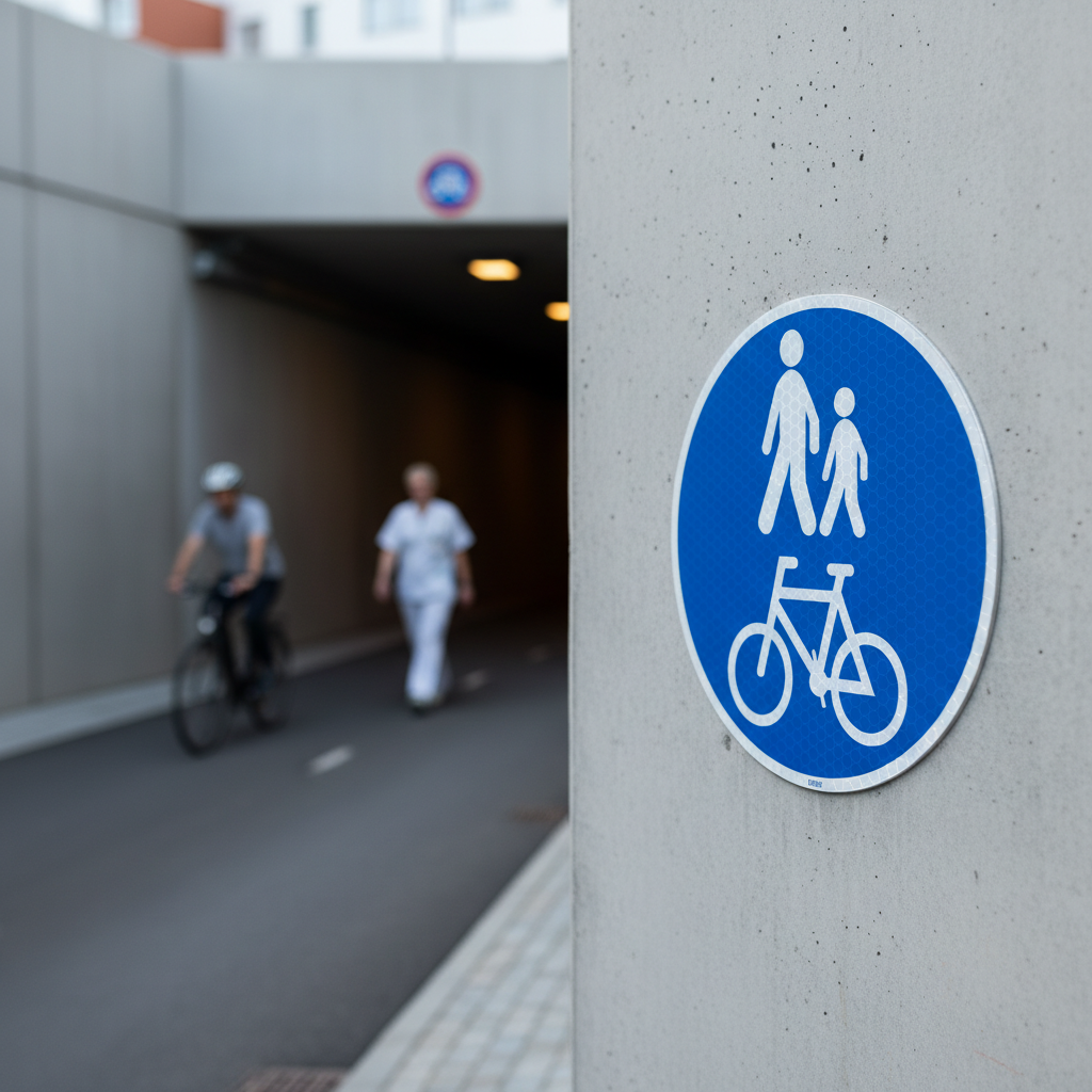 Fælles cykel gangsti skilt - Billede 3