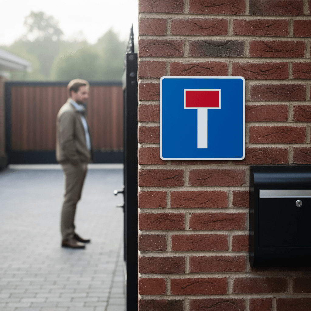 Blind vej skilt E18 skilt - Billede 2