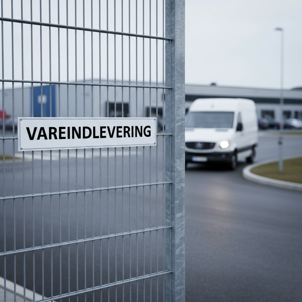 Vareindlevering skilt - Billede 5