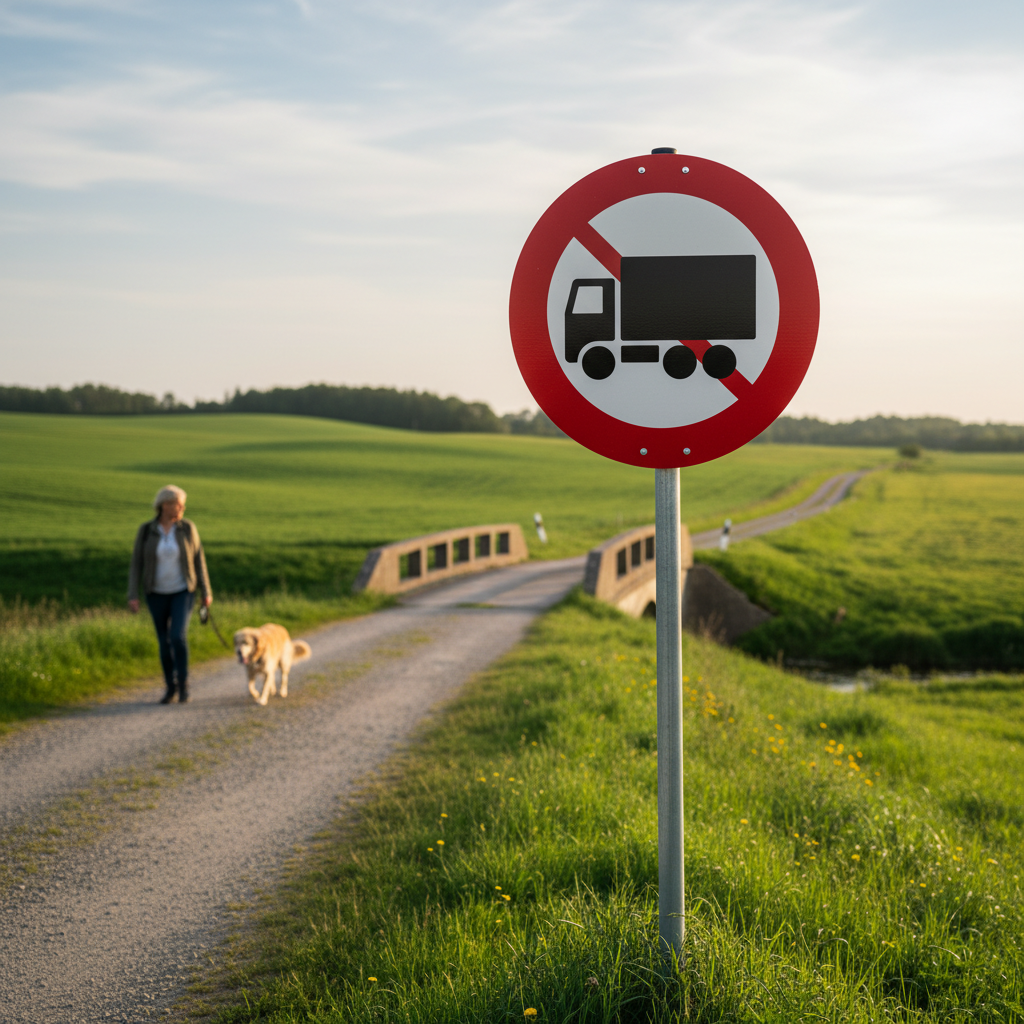 C23 Lastbil forbudt skilt - Billede 5