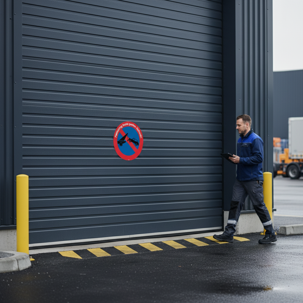 Parkering foran Porten forbudt skilt - Billede 4