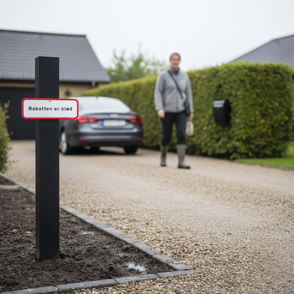 Rabatten er blød skilt - Billede 3