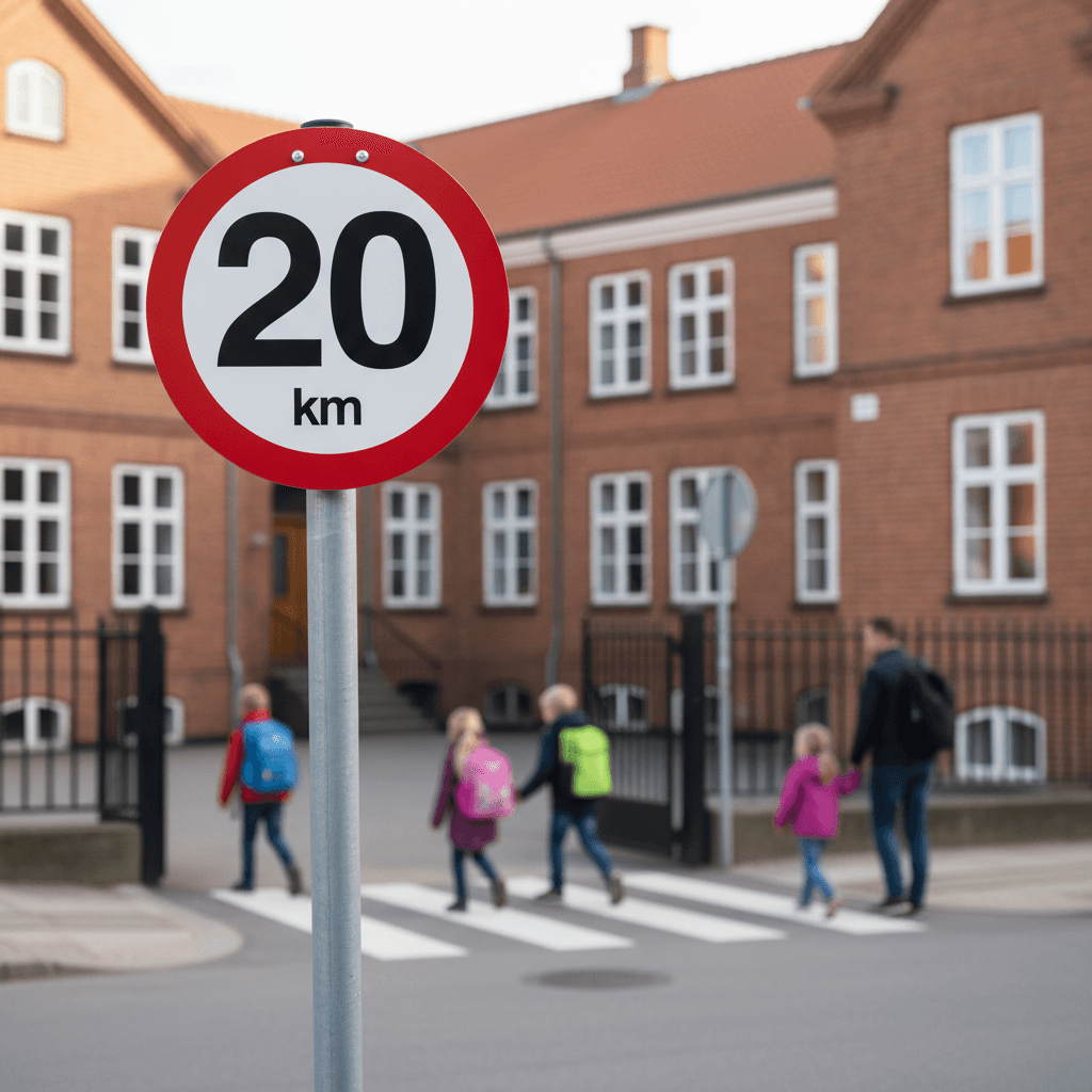 C55 Hastighedsbegrænsning 20 km skilt - Billede 5