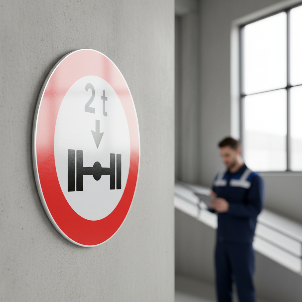 C35 Akseltryk skilt - Billede 3