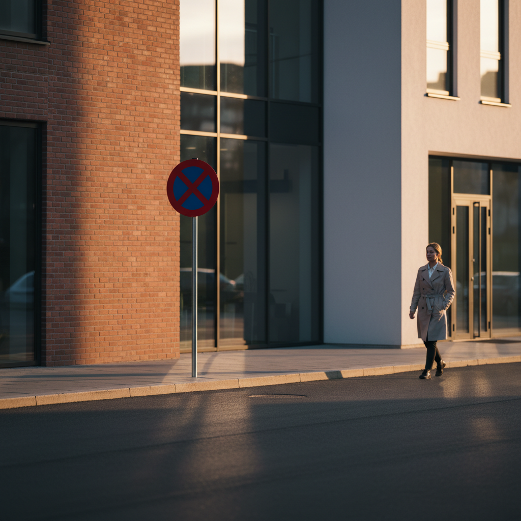 C61 - Standsning forbudt skilt - Billede 4