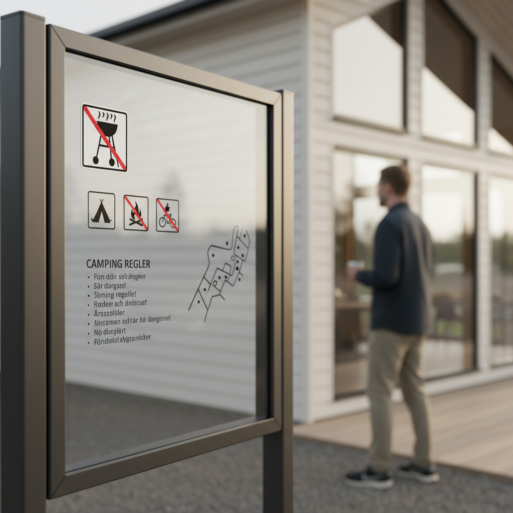 Grill forbudt - piktogram skilt - Billede 4