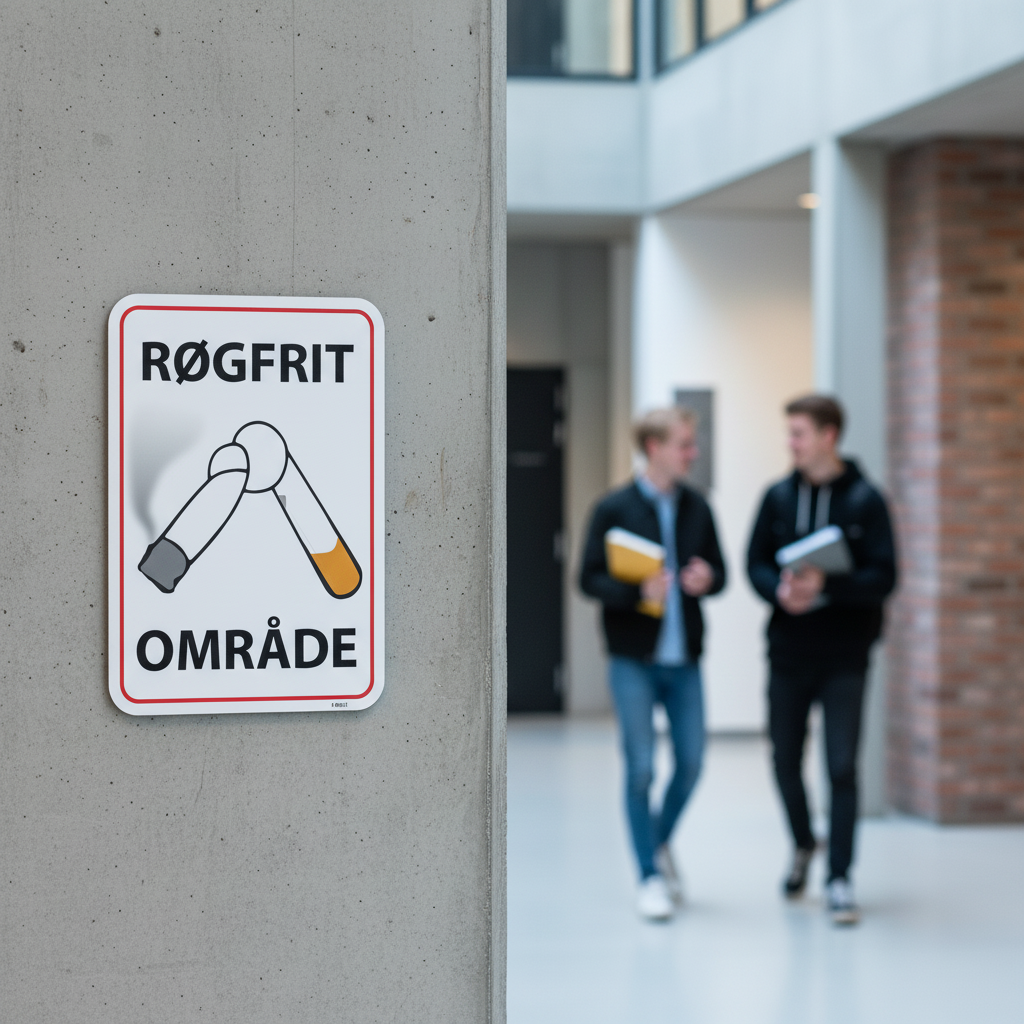 Røgfrit område skilt - Billede 4