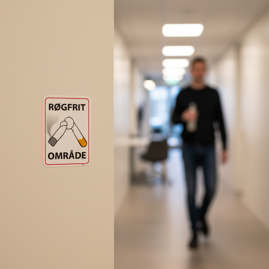 Røgfrit område skilt - Billede 3