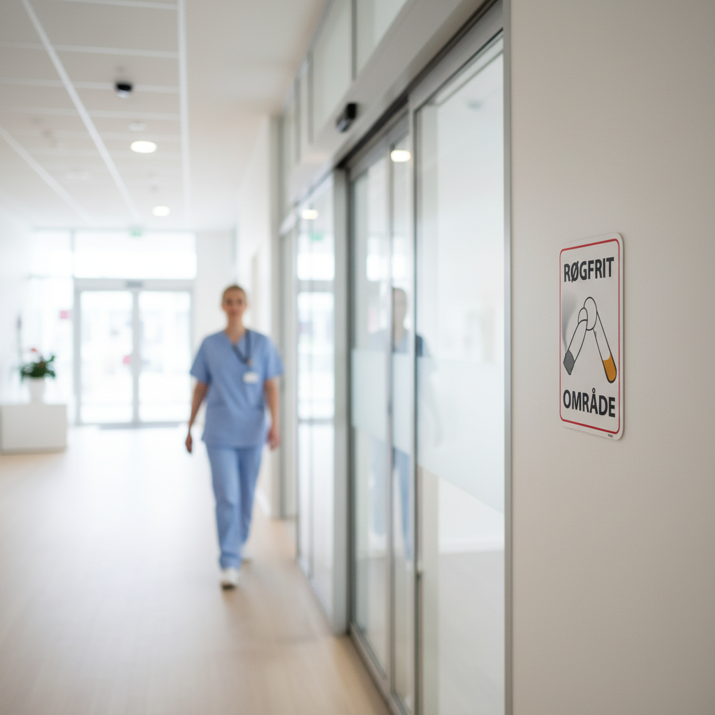 Røgfrit område skilt - Billede 5