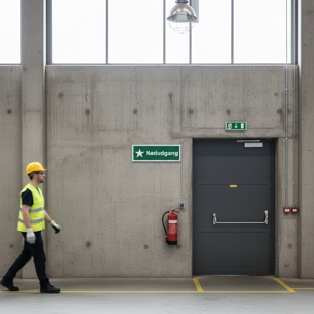 Nødudgang Skilt - Billede 3