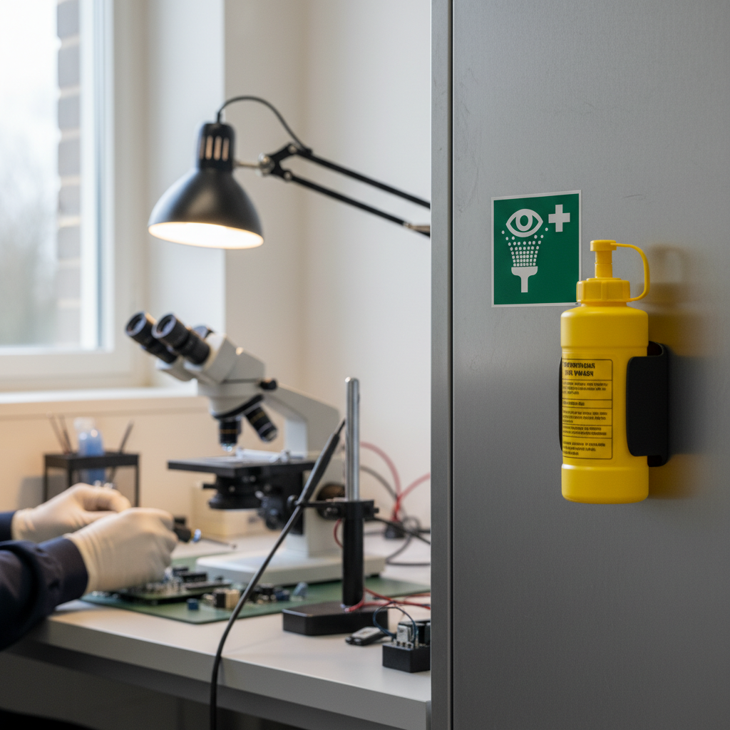 Øjenskylning skilt ISO E011 - Billede 5