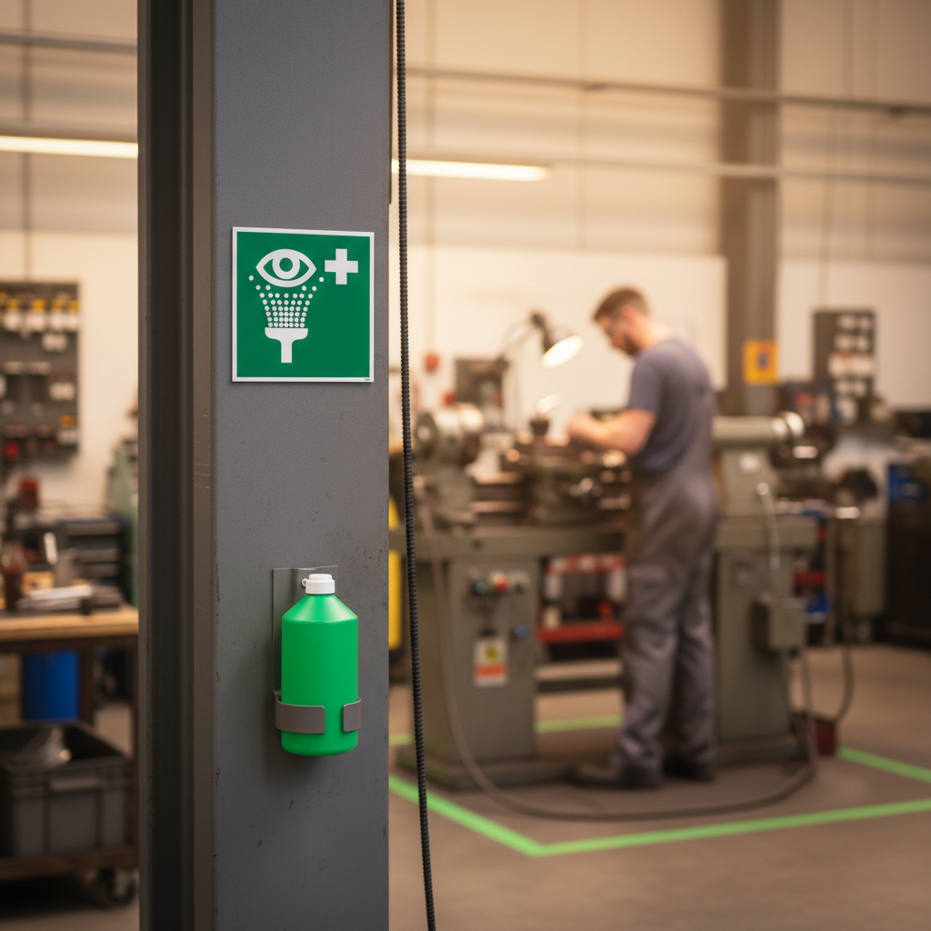 Øjenskylning skilt ISO E011 - Billede 4